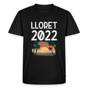 Lloret De Mar 2022 - Men's Premium Organic T-Shirt - black - Front - Nico (187cm)