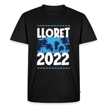 Lloret De Mar 2022 - Men's Premium Organic T-Shirt - black - Front - Nico (187cm)