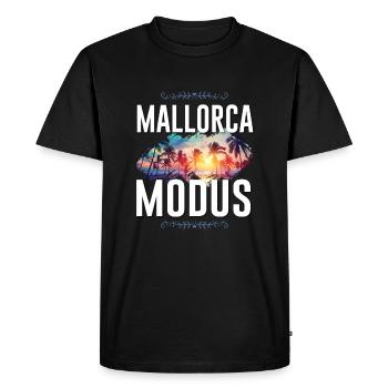 Mallorca Mode - Men's Premium Organic T-Shirt - black - Front - Nico (187cm)