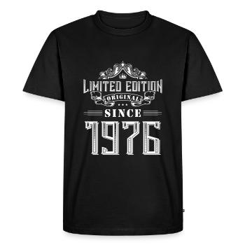 Édition limitée 1976 - T-shirt Premium bio Homme - noir - Devant - Nico (187cm)