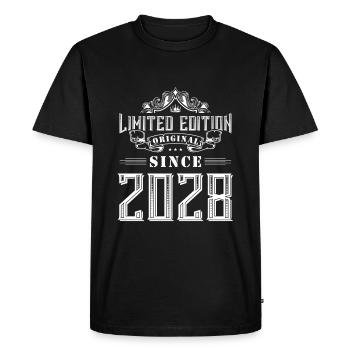 2028 limited edition - Men's Premium Organic T-Shirt - black - Front - Nico (187cm)