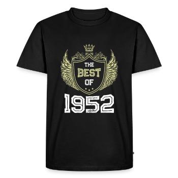 1952 best of - Men's Premium Organic T-Shirt - black - Front - Nico (187cm)