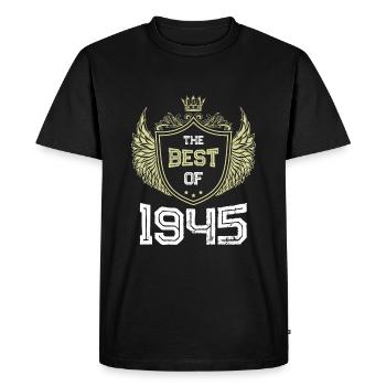1945 best of - T-shirt Premium bio Homme - noir - Devant - Nico (187cm)
