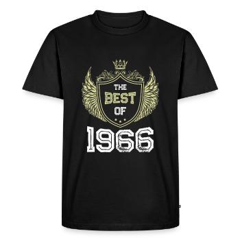 1966 best of - Men's Premium Organic T-Shirt - black - Front - Nico (187cm)
