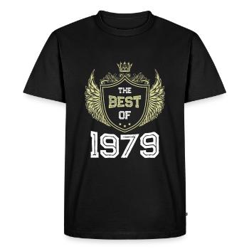 1979 best of - Men's Premium Organic T-Shirt - black - Front - Nico (187cm)