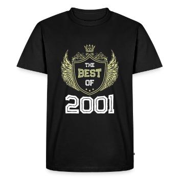 2001 best of - T-shirt Premium bio Homme - noir - Devant - Nico (187cm)