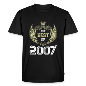 2007 best of - Men's Premium Organic T-Shirt - black - Front - Nico (187cm)