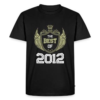 2012 best of - Men's Premium Organic T-Shirt - black - Front - Nico (187cm)