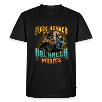 Conception de la mythologie viking nordique pour les guerriers vikings - T-shirt Premium bio Homme - noir - Devant - Nico (187cm)