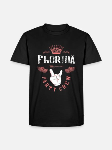 Florida Party Crew - Men's Premium Organic T-Shirt - black
