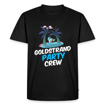 Équipe de fête Golden Sands - T-shirt Premium bio Homme - noir - Devant - Nico (187cm)