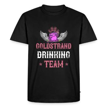 Équipe de boisson Golden Sands - T-shirt Premium bio Homme - noir - Devant - Nico (187cm)