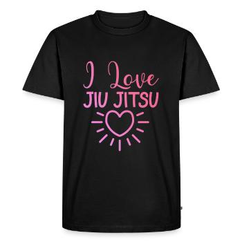 J’adore le Jiu Jitsu - T-shirt Premium bio Homme - noir - Devant - Nico (187cm)
