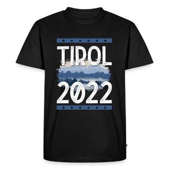 Tyrol 2022 - T-shirt Premium bio Homme - noir - Devant - Nico (187cm)