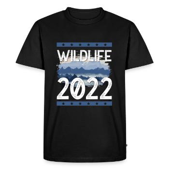 Faune 2022 - T-shirt Premium bio Homme - noir - Devant - Nico (187cm)