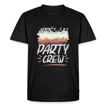 Apres SKi Party Crew - T-shirt Premium bio Homme - noir - Devant - Nico (187cm)