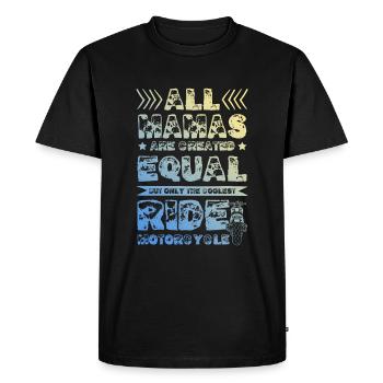 Mama Motorcycle - Men's Premium Organic T-Shirt - black - Front - Nico (187cm)