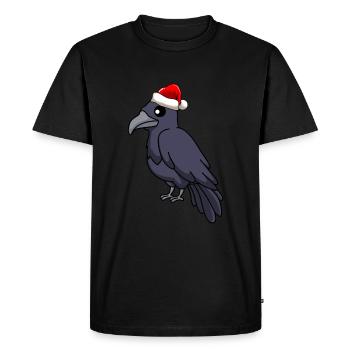 Crow Comic Christmas - T-shirt Premium bio Homme - noir - Devant - Nico (187cm)