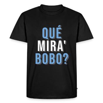 que mira bobo Argentine - T-shirt Premium bio Homme - noir - Devant - Nico (187cm)