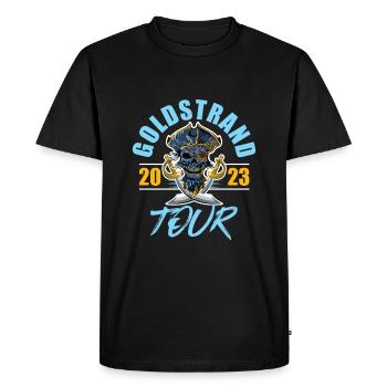 Squelette Golden Sands 2023 - T-shirt Premium bio Homme - noir - Devant - Nico (187cm)