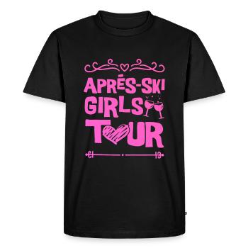 Équipe de fête après-ski - T-shirt Premium bio Homme - noir - Devant - Nico (187cm)