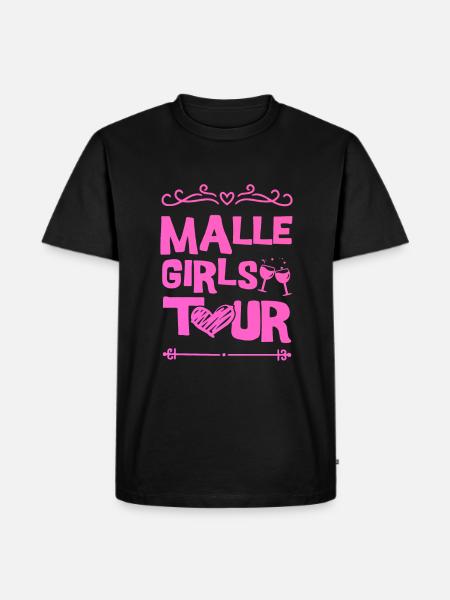 Malle Party Team - Men's Premium Organic T-Shirt - black