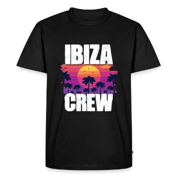Ibiza Tourisme - T-shirt Premium bio Homme - noir - Devant - Nico (187cm)