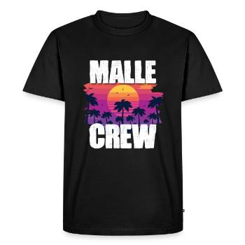Tourisme Malle - T-shirt Premium bio Homme - noir - Devant - Nico (187cm)