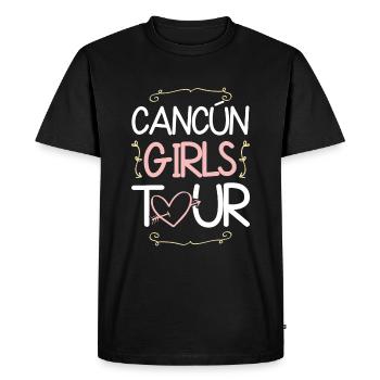 Cancun Girls Tour - T-shirt Premium bio Homme - noir - Devant - Nico (187cm)