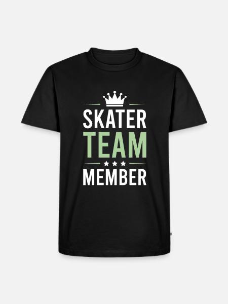 Skater Team - Men's Premium Organic T-Shirt - black