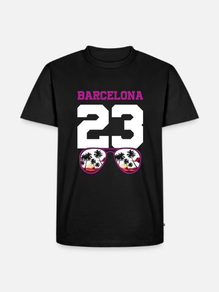 Maillot Barcelone 23 2023 - T-shirt Premium bio Homme - noir
