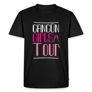 Cancun Girls Tour - T-shirt Premium bio Homme - noir - Devant - Nico (187cm)