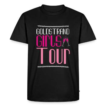 Golden Sands Girls Tour - T-shirt Premium bio Homme - noir - Devant - Nico (187cm)