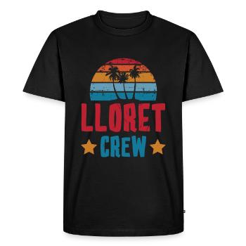 Lloret De Mar Crew - T-shirt Premium bio Homme - noir - Devant - Nico (187cm)