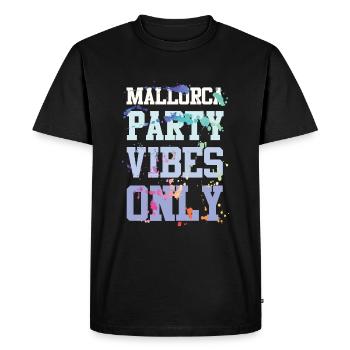 Ambiance de fête à Majorque - T-shirt Premium bio Homme - noir - Devant - Nico (187cm)