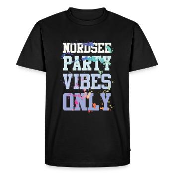 Ambiance de fête de la mer du Nord - T-shirt Premium bio Homme - noir - Devant - Nico (187cm)