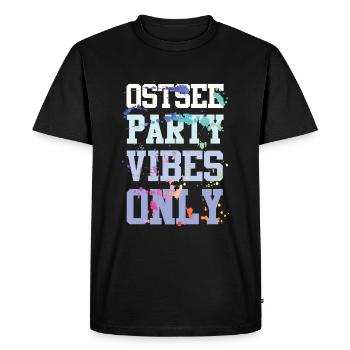 Ambiance de fête de la mer Baltique - T-shirt Premium bio Homme - noir - Devant - Nico (187cm)