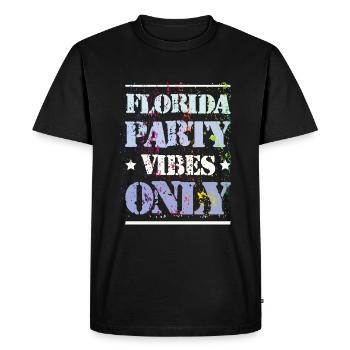 Ambiance de fête en Floride - T-shirt Premium bio Homme - noir - Devant - Nico (187cm)