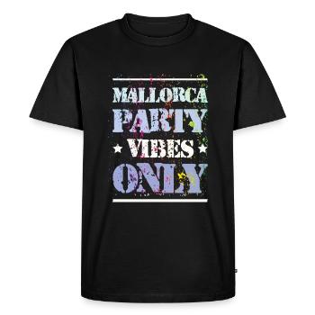 Ambiance de fête à Majorque - T-shirt Premium bio Homme - noir - Devant - Nico (187cm)
