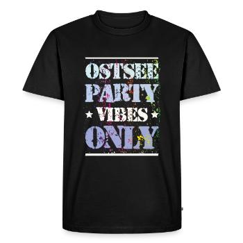Ambiance de fête de la mer Baltique - T-shirt Premium bio Homme - noir - Devant - Nico (187cm)