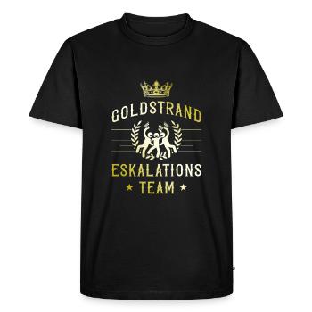 Escalade des Sables d’or - T-shirt Premium bio Homme - noir - Devant - Nico (187cm)
