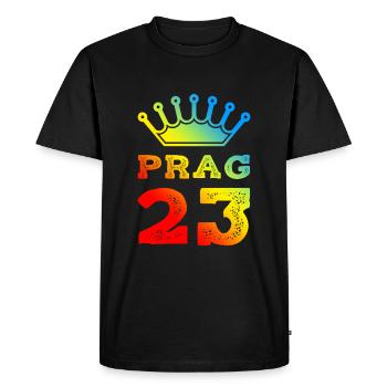 Prague 23 Maillot 2023 - T-shirt Premium bio Homme - noir - Devant - Nico (187cm)