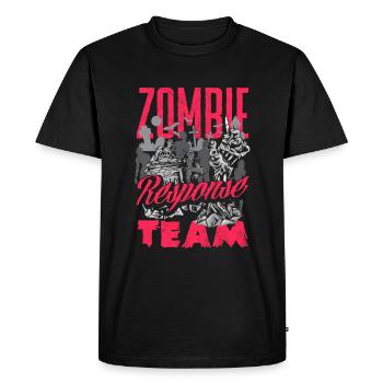 Zombie Lover Cosume for Funny Halloween - Men's Premium Organic T-Shirt - black - Front - Nico (187cm)