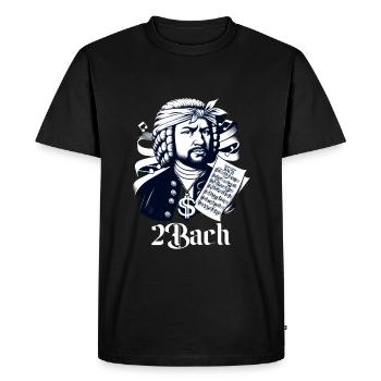 2Bach Funny Internet Meme Crossover Music - Men's Premium Organic T-Shirt - black - Front - Nico (187cm)