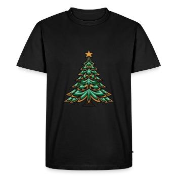 Arbre de Noël Noël - T-shirt Premium bio Homme - noir - Devant - Nico (187cm)