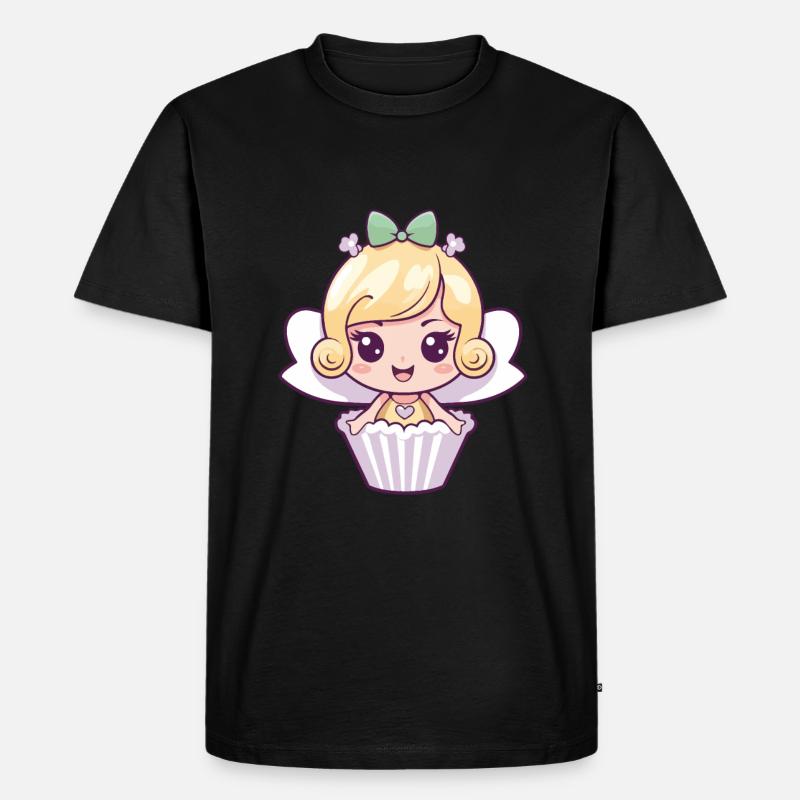 Backfee Fee Backen Kuchen - Männer Premium Bio T-Shirt - Schwarz
