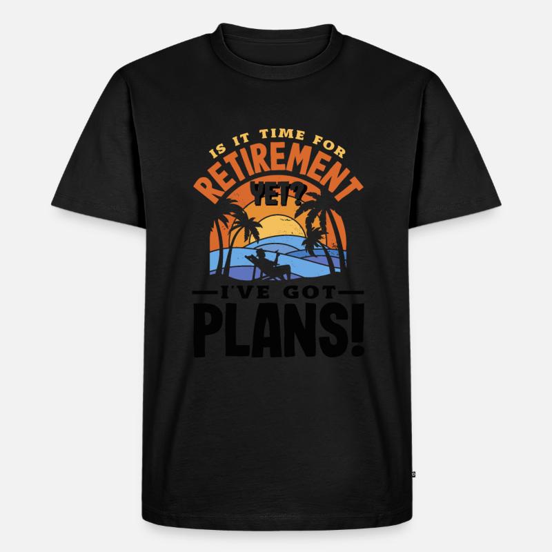 I've Got Plans Enthusiast - Männer Premium Bio T-Shirt - Schwarz