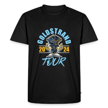 Sables d’Or 2024 Squelette - T-shirt Premium bio Homme - noir - Devant - Nico (187cm)