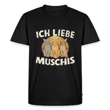 J’aime le dicton drôle Dragging Party - T-shirt Premium bio Homme - noir - Devant - Nico (187cm)
