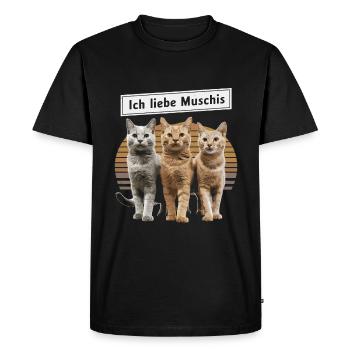 J’aime le dicton drôle Dragging Party - T-shirt Premium bio Homme - noir - Devant - Nico (187cm)